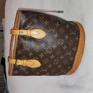 Vintage LOUIS VUITTON monogram bucket